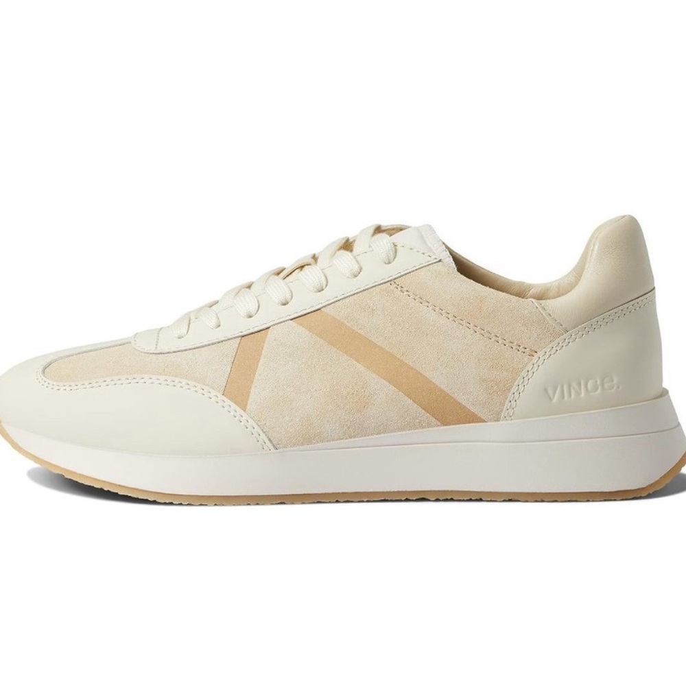 Vince Ohara sneaker 6.5 in Milk Beige